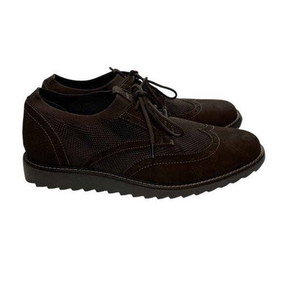Dockers Hawking Knit Smart Series Wingtip Oxfords men’s 12m brown suede NWOB main image 5